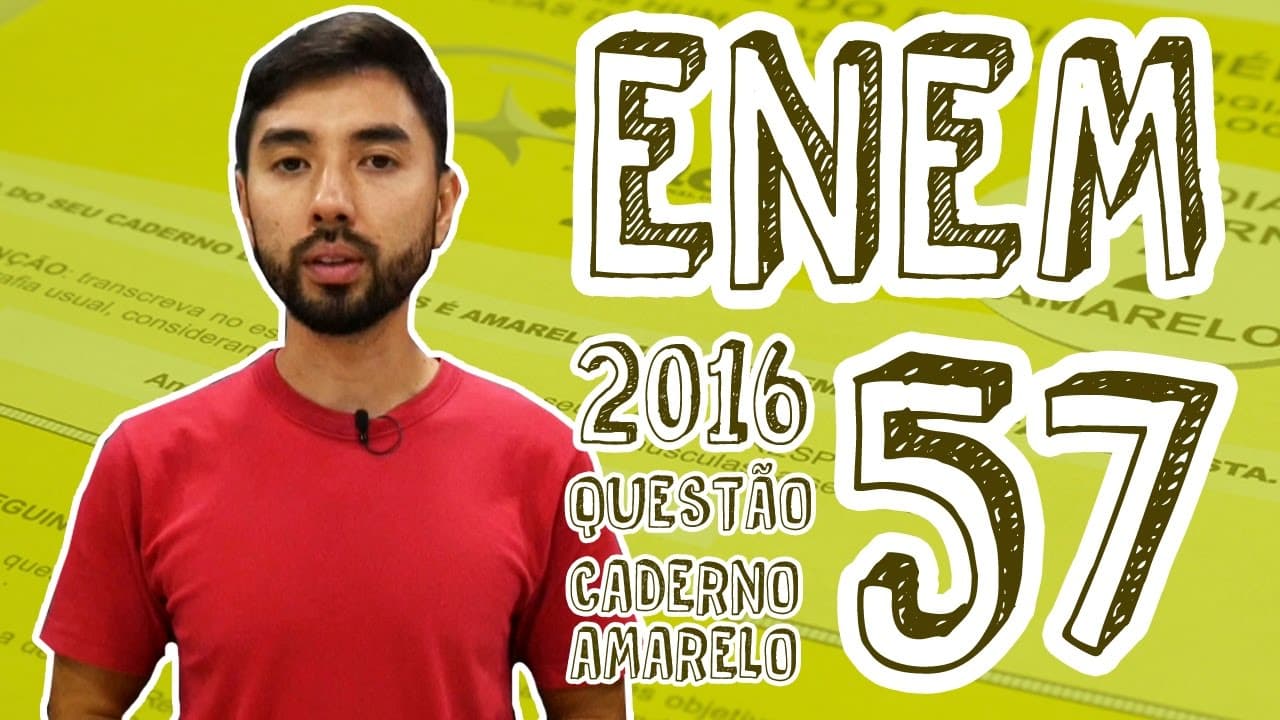 Thumbnail: ENEM - Questão 57 (Caderno Amarelo)