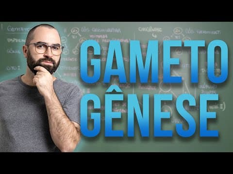 Thumbnail da aula: Gametogênese - Aula 34 - Módulo I: Biologia Celular | Prof. Gui
