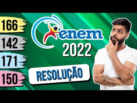 Thumbnail da aula: ENEM 2022 MATEMÁTICA RESOLUÇÃO COMENTADA - NOS CINCO JOGOS FINAIS DA ÚLTIMA TEMPORADA, COM UMA MÉDIA