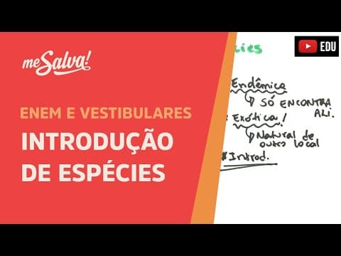 Thumbnail da aula: Me Salva! ECO04 - Ecologia - Introdução de espécies