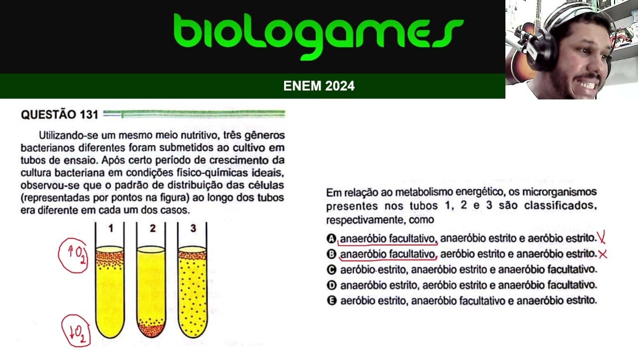 Thumbnail: ENEM 2024 - PROVA VERDE - Questão 131