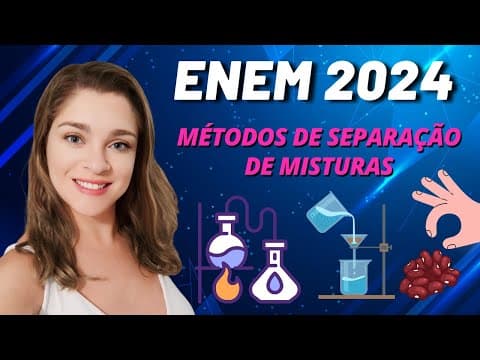 Thumbnail da aula: Misturas | (Enem 2024) O magnésio metálico utilizado em ligas leves é produzido em um processo que