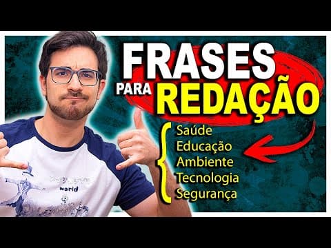 Thumbnail da aula: CITAÇÕES NOTA 1000 PARA REDAÇÃO DO ENEM || 5 Temas de Redação :))
