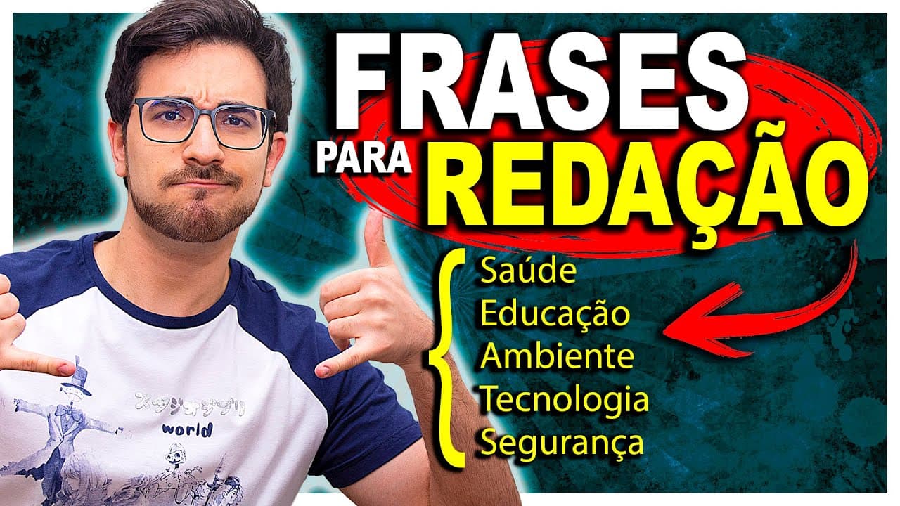 Thumbnail: CITAÇÕES NOTA 1000 PARA REDAÇÃO DO ENEM || 5 Temas de Redação :))