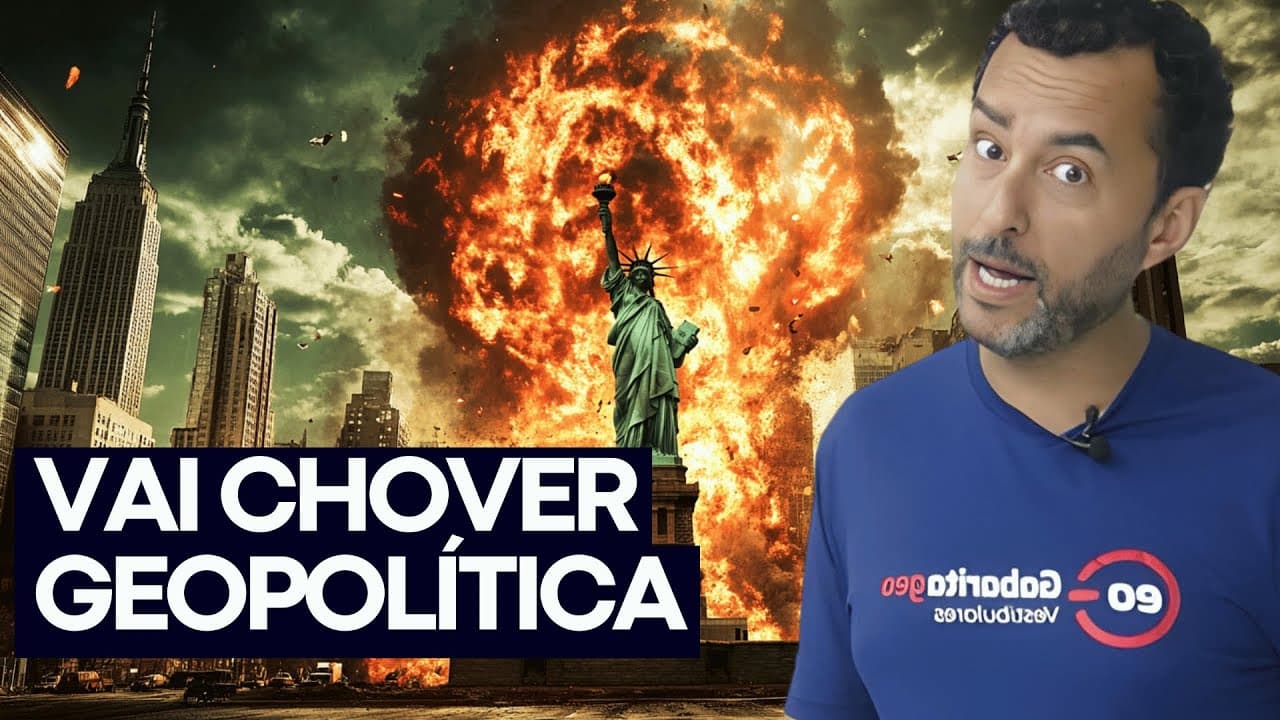 Thumbnail: Domine o que vai cair de GEOPOLÍTICA na FUVEST em menos de 10 minutos