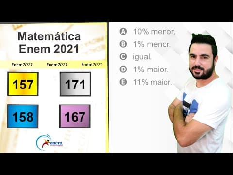 Thumbnail da aula: ENEM 2021 | Questão 157 (prova amarela) | Para realizar um voo entre duas cidades que distam [...]
