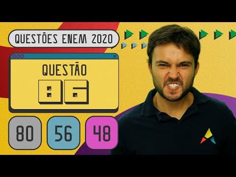 Thumbnail da aula: ENEM 2020 | Redução do uso da água | Questão 86 (caderno amarelo)