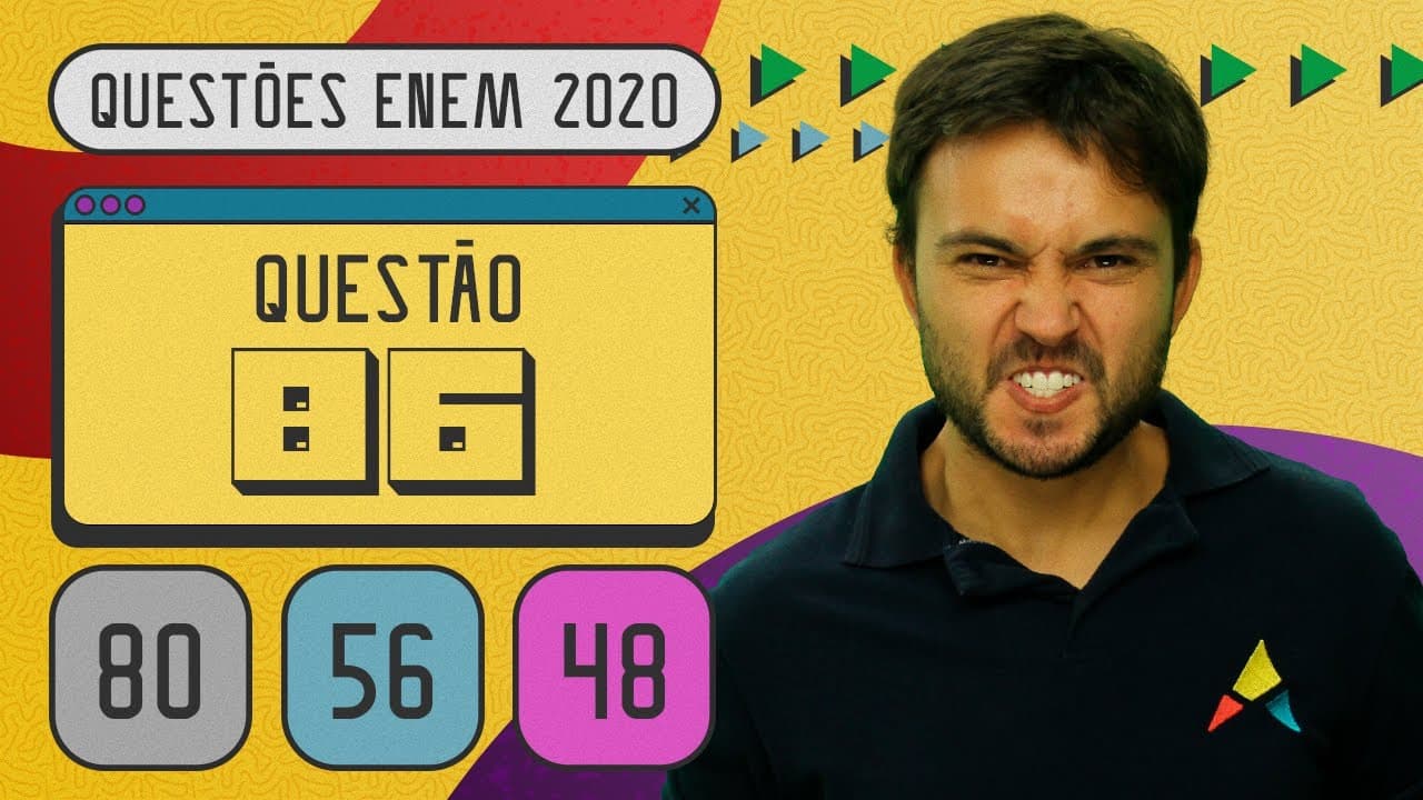 Thumbnail: ENEM 2020 | Redução do uso da água | Questão 86 (caderno amarelo)