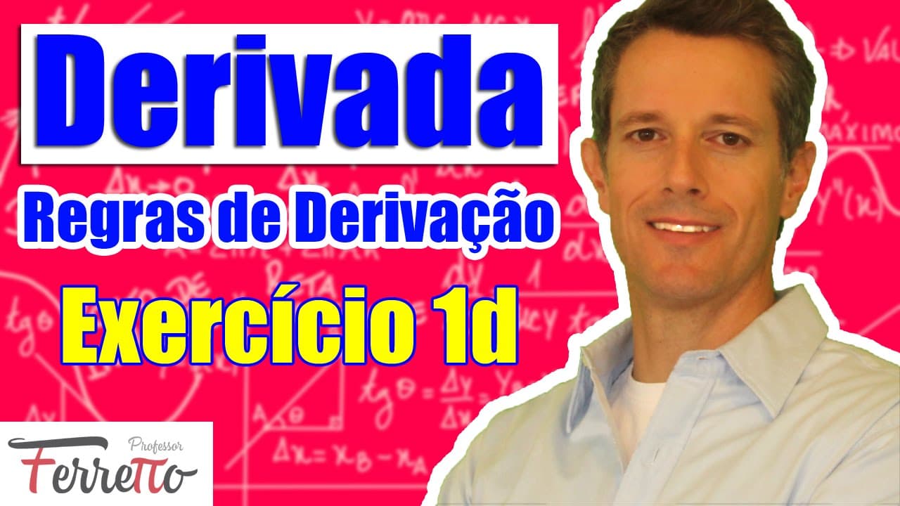 Thumbnail: Regras de Derivação: Exercício 1d