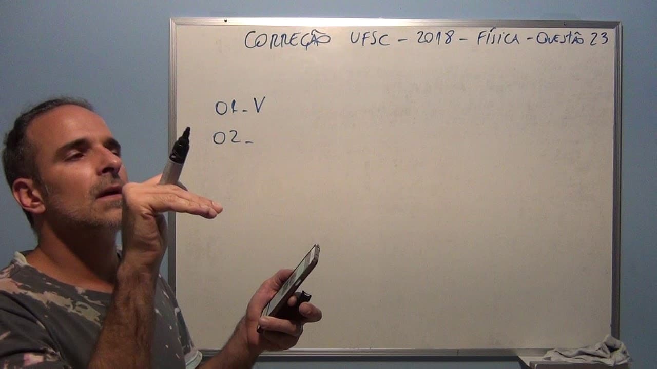 Thumbnail: Correção UFSC 2018 Física Questão 23