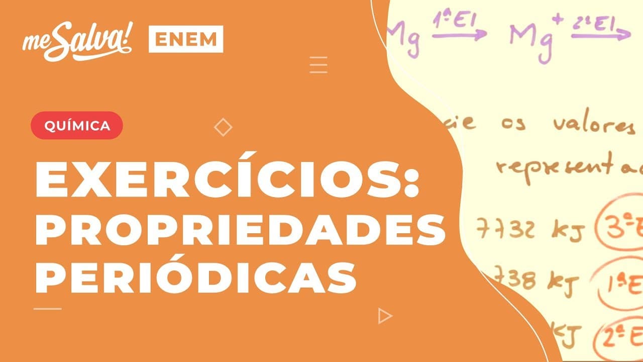 Thumbnail: Exercícios Propriedades Periódicas Aula 9 -TPE09