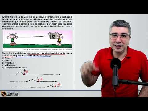 Thumbnail da aula: ENEM 2023 Na tirinha de Maurício de Sousa, os personagens Cebolinha e Cascão fazem uma brincadeira