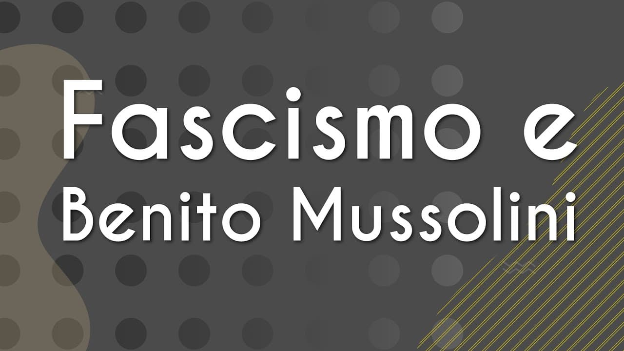 Thumbnail: Fascismo e Benito Mussolini - Brasil Escola