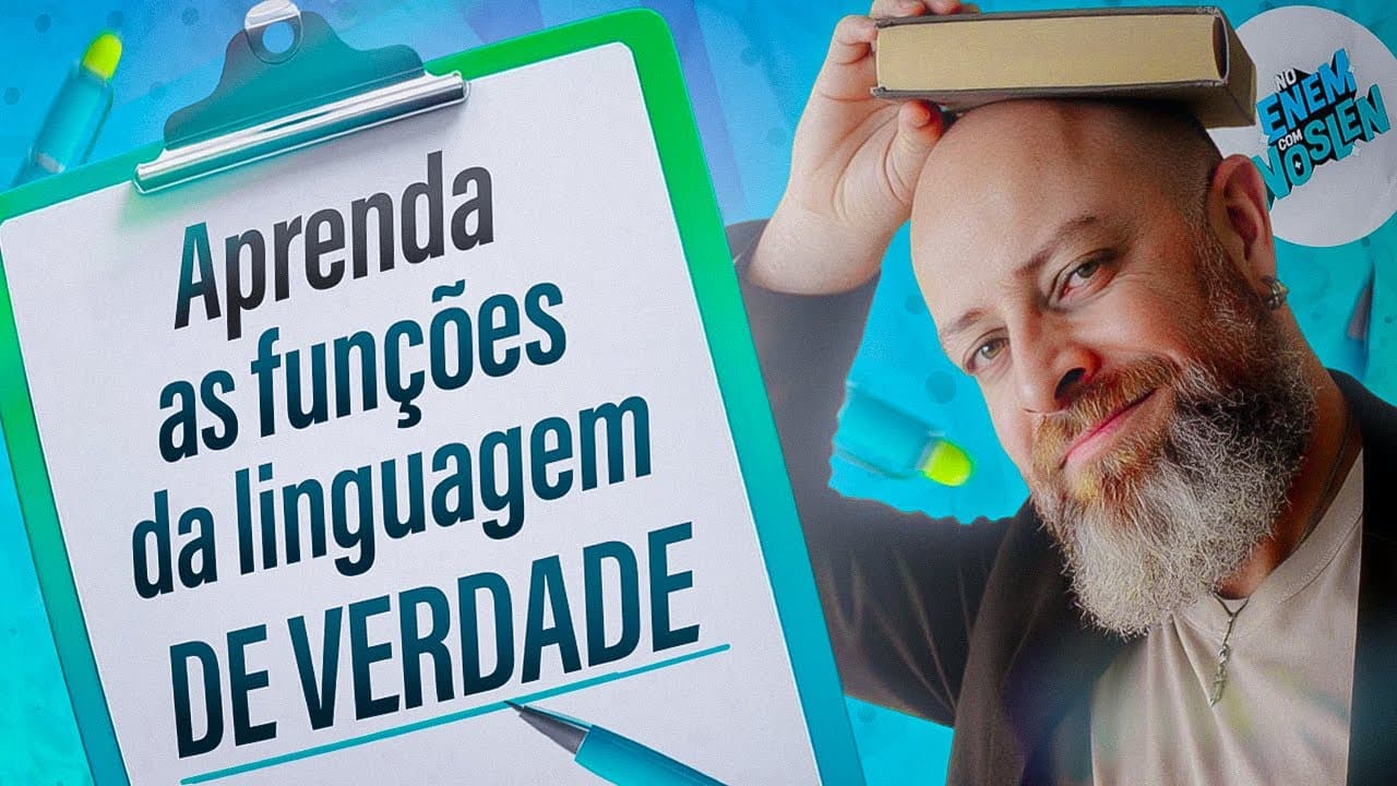 Thumbnail: FUNÇÕES DA LINGUAGEM no ENEM: o que MAIS CAI NA PROVA - Teoria + exercícios