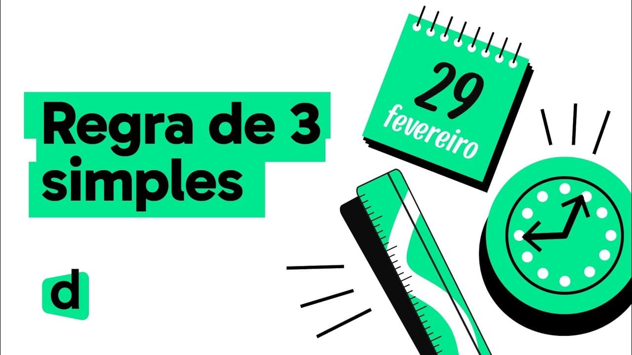 Thumbnail: REGRA DE  3 SIMPLES | QUER QUE DESENHE | MAPA MENTAL | DESCOMPLICA