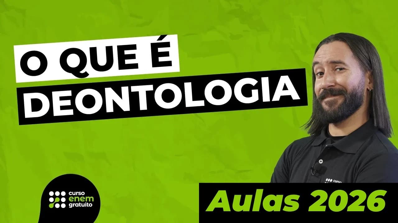 Thumbnail: DEONTOLOGIA | Filosofia para o Enem | Ernani Silva