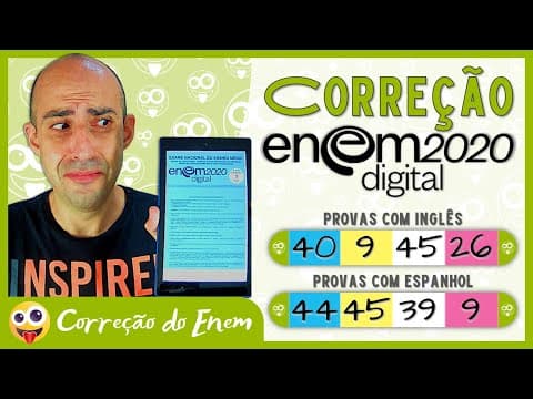 Thumbnail da aula: [CORREÇÃO DO ENEM] Questão 40 - Enem 2020 digital - Prova azul (Inglês) ▷ Seixas era homem honesto