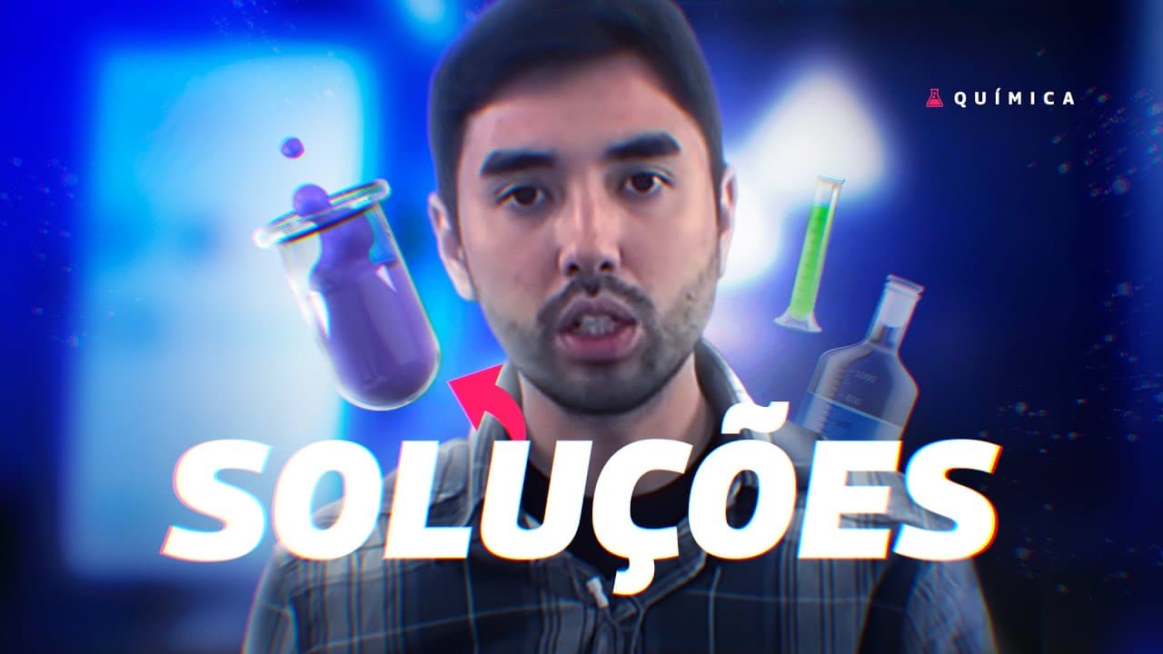 Thumbnail: AULA QUÍMICA - SOLUÇÕES: Concentração comum, Densidade  e Título - STOODI