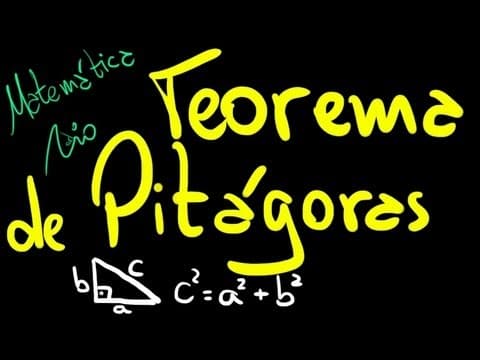 Thumbnail da aula: Teorema de Pitágoras, Produtos Notáveis e Equação do Primeiro Grau | Matemática Rio