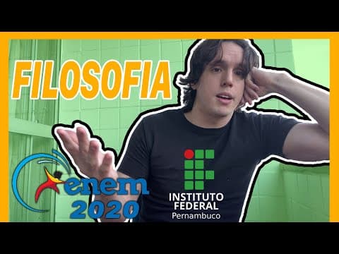 Thumbnail da aula: Papo Reto Sobre a Filosofia no ENEM [Projeto Piloto - IFPE]