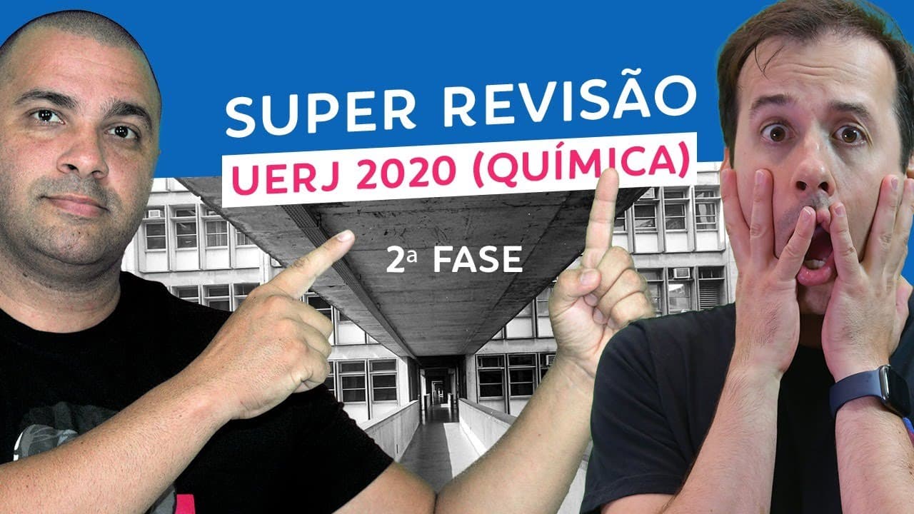 Thumbnail: SUPER REVISÃO UERJ  2ª Fase 2020 | Química com prof. Marcelão