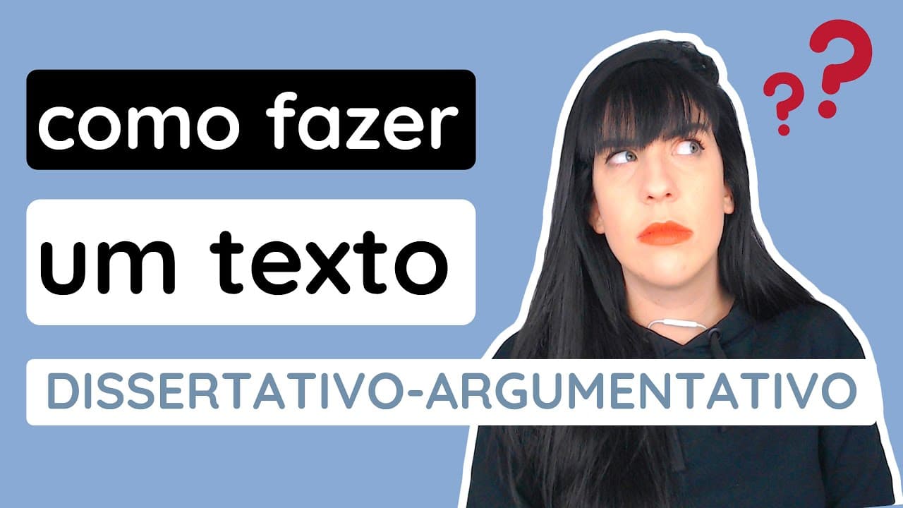 Thumbnail: Como fazer uma redação dissertativa-argumentativa