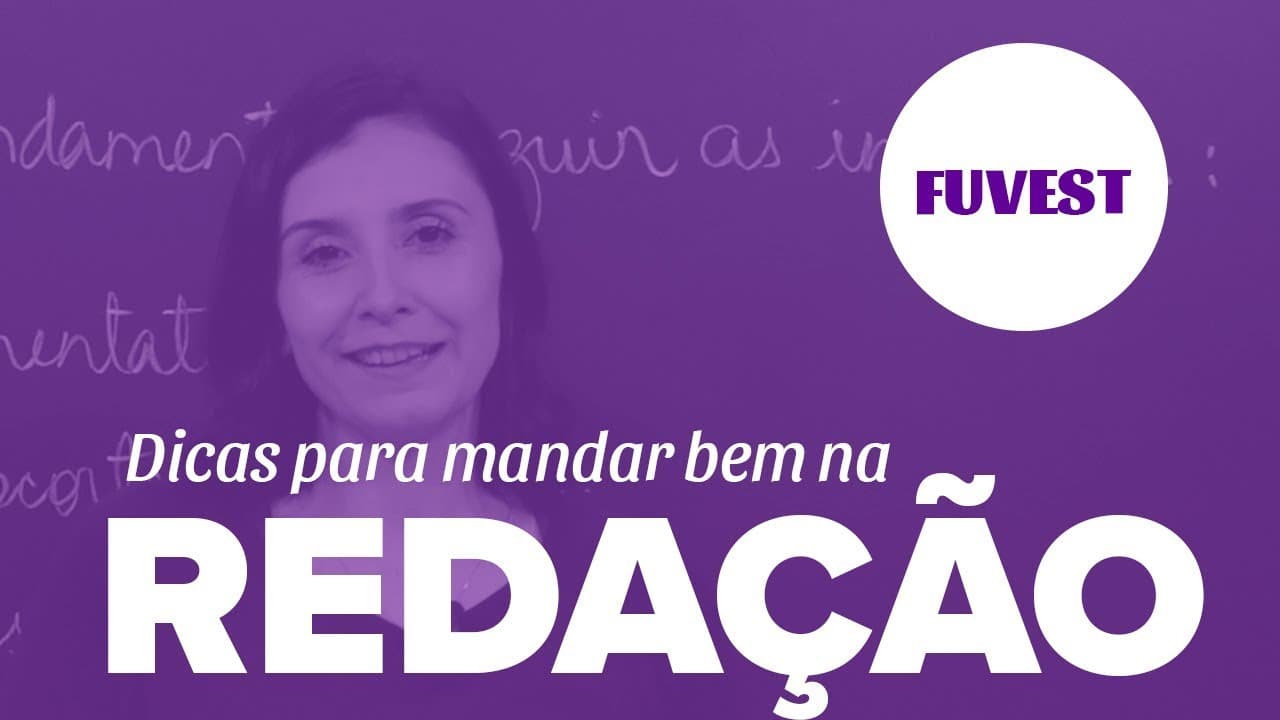 Thumbnail: VESTIBULAR FUVEST 2019: Tudo sobre a redação!