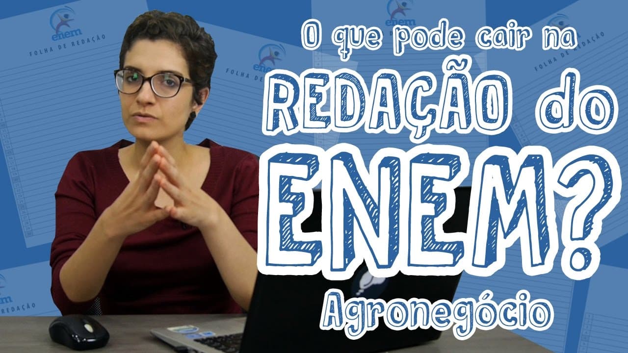 Thumbnail: Temas para redação do ENEM - Os impactos do agronegócio no Brasil