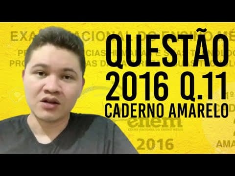 Thumbnail da aula: Sociologia no ENEM - Questão 11 [Caderno Amarelo]