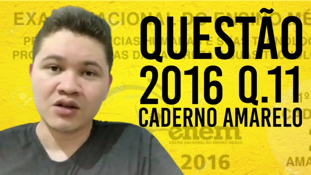Thumbnail: Sociologia no ENEM - Questão 11 [Caderno Amarelo]