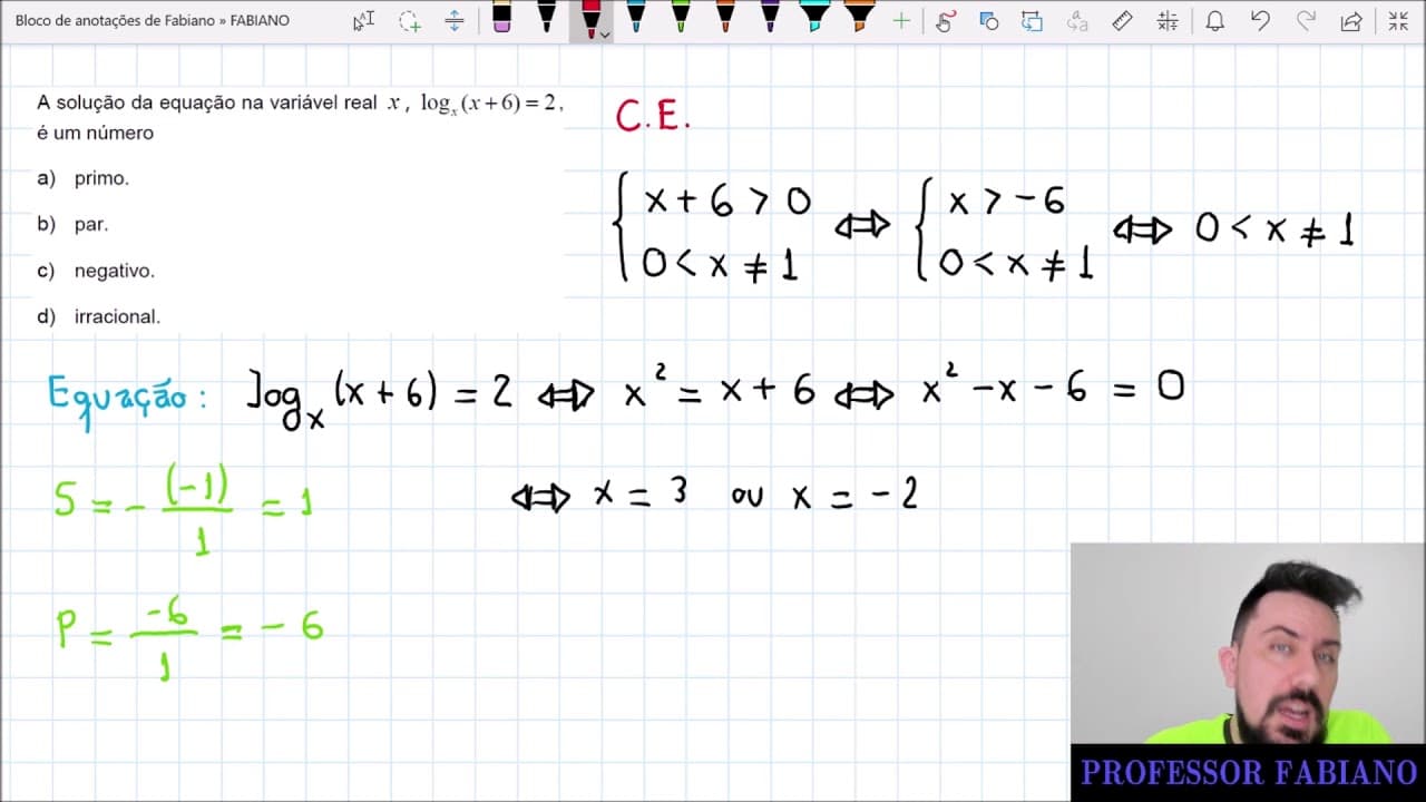 Thumbnail: UNICAMP 2016 - QUESTÃO 46 (PROVA QZ) MATEMÁTICA