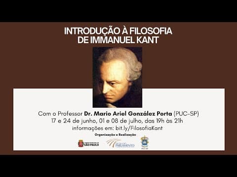Thumbnail da aula: Introdução à Filosofia de Immanuel Kant - AULA 3