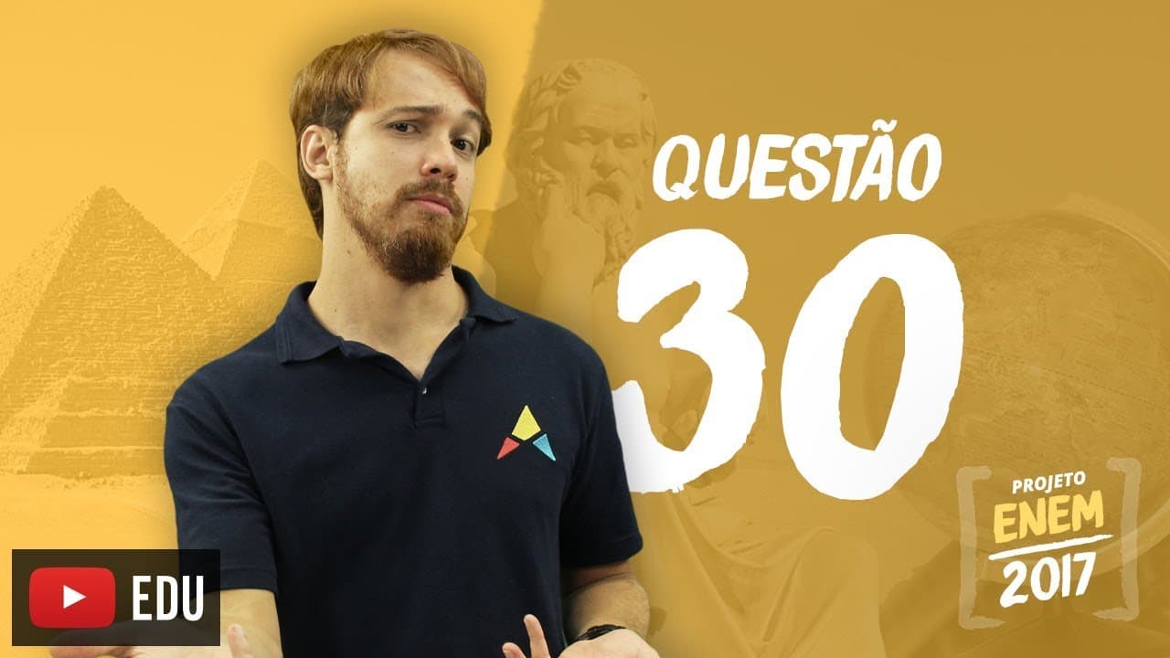 Thumbnail: Enem 2016 - Ciências Humanas | Questão 30 (Caderno Branco)