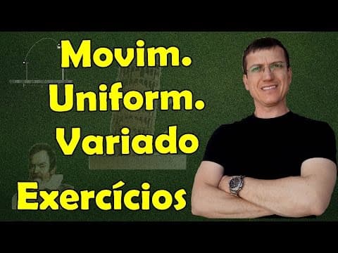 Thumbnail da aula: Encontro de corpos no MUV - EXERCÍCIO RESOLVIDO - Aula 12 - Prof. Marcelo Boaro