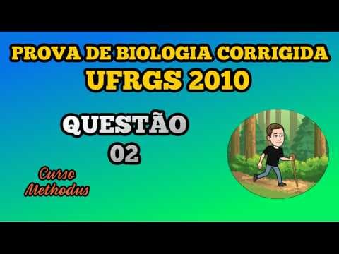 Thumbnail da aula: 02 de 2010 da prova de biologia da UFRGS - A coluna da esquerda abaixo apresenta o nome das teorias