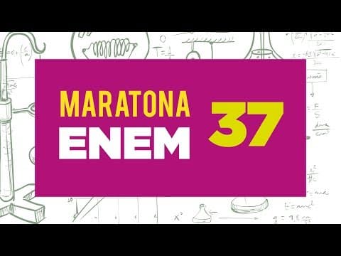 Thumbnail da aula: Maratona ENEM - Dica 37 - Eletricidade - eletrostática - blindagem eletrostática - gaiola de Faraday