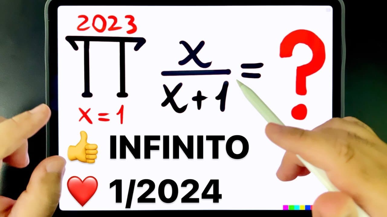 Thumbnail: 🔥 PRODUTÓRIO, já ouviu falar? Você consegue calcular o resultado desse PRODUTÓRIO?