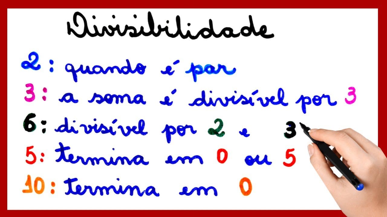 Thumbnail: CRITÉRIOS DE DIVISIBILIDADE