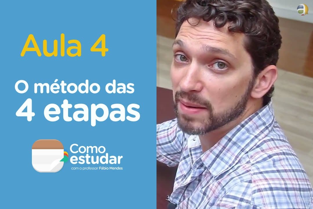 Thumbnail: Como Estudar - Aula 04 - O método das 4 etapas