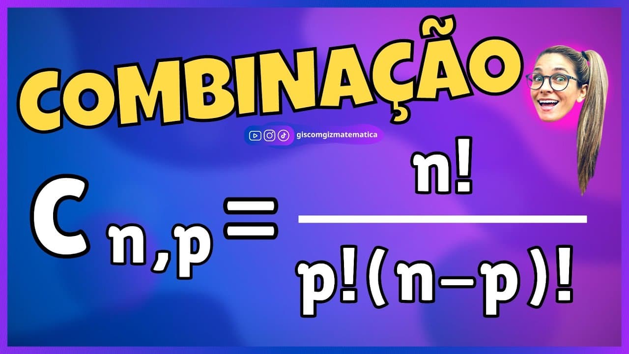 Thumbnail: COMBINAÇÃO SIMPLES  | ANÁLISE COMBINATÓRIA | Gis com Giz