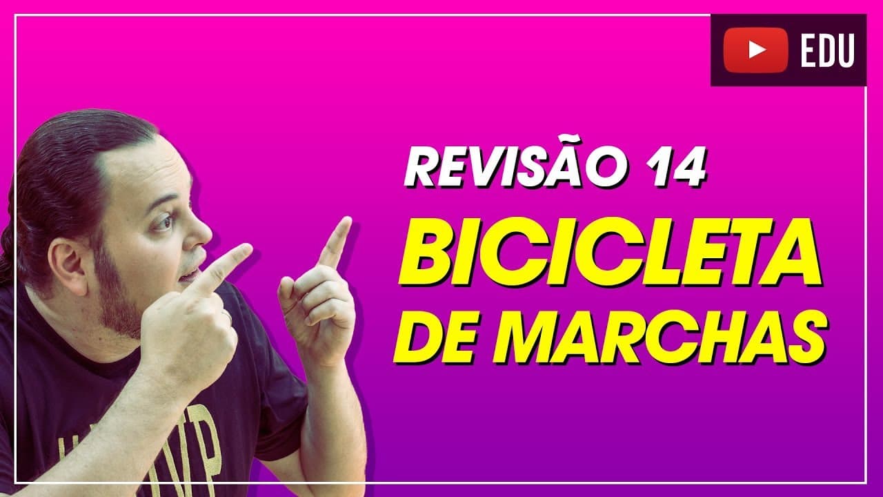 Thumbnail: MCU | Movimento circular e uniforme | transmissão em bicicleta de marchas | aula 14