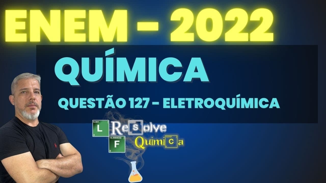Thumbnail: ENEM 2022 Química A nanotecnologia é responsável pelo aprimoramento de diversos materiais, incluindo