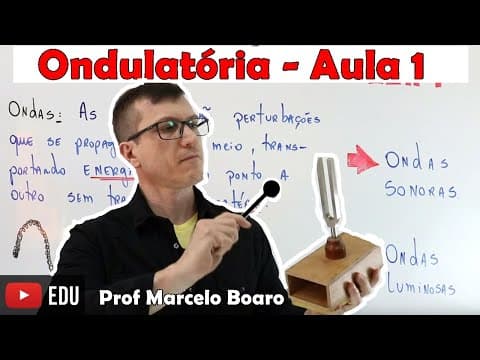 Thumbnail da aula: ONDULATÓRIA | CONCEITOS INICIAIS |  Professor Boaro - Aula 1