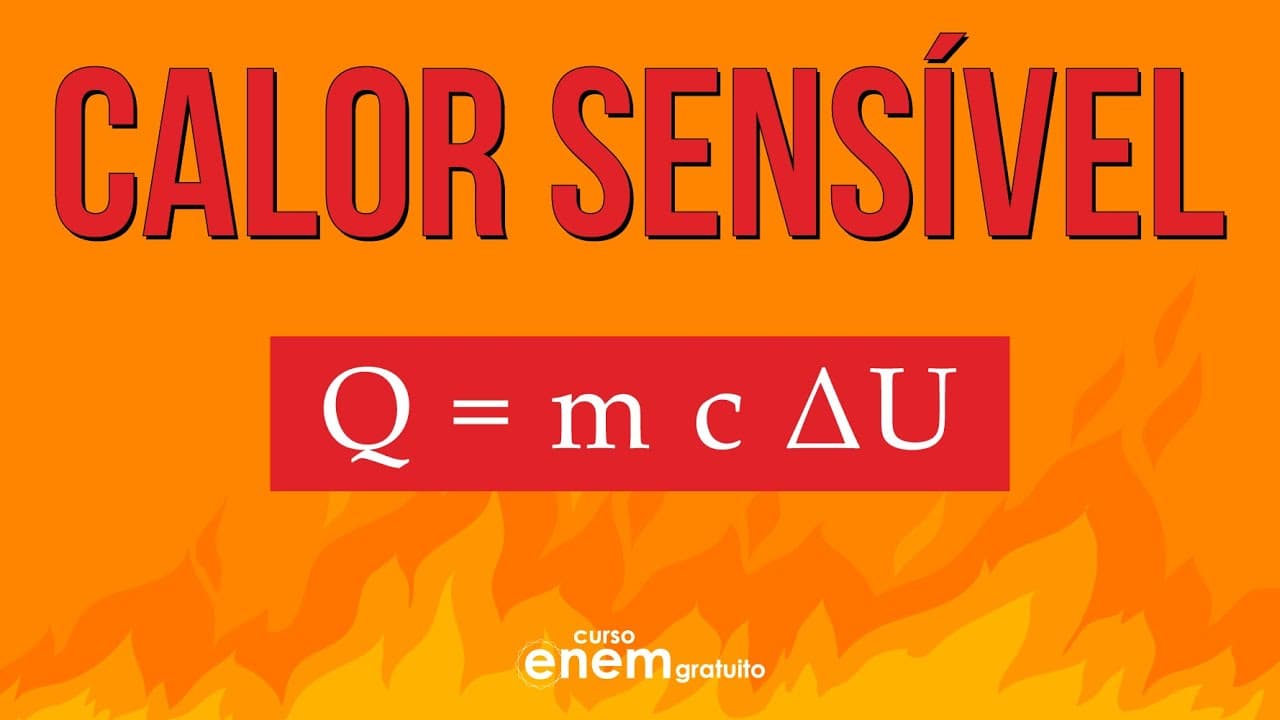 Thumbnail: CALOR SENSÍVEL | Resumo de Física para o Enem