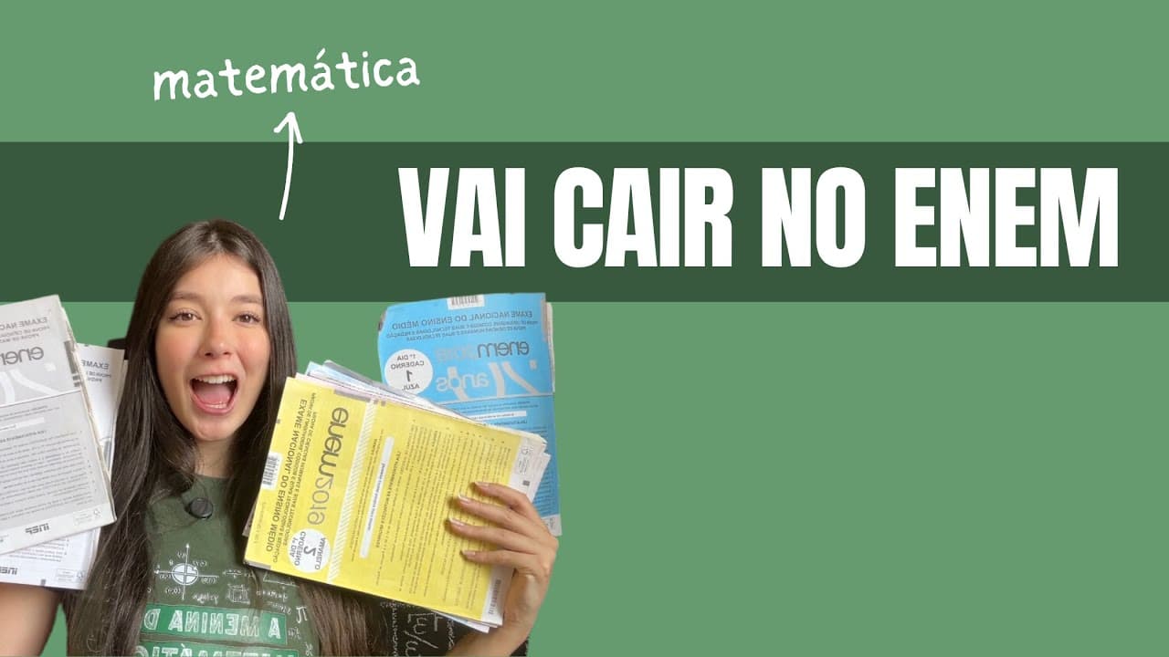 Thumbnail: ENEM Revelado: Questões de Matemática Que Nunca Ficam de Fora!