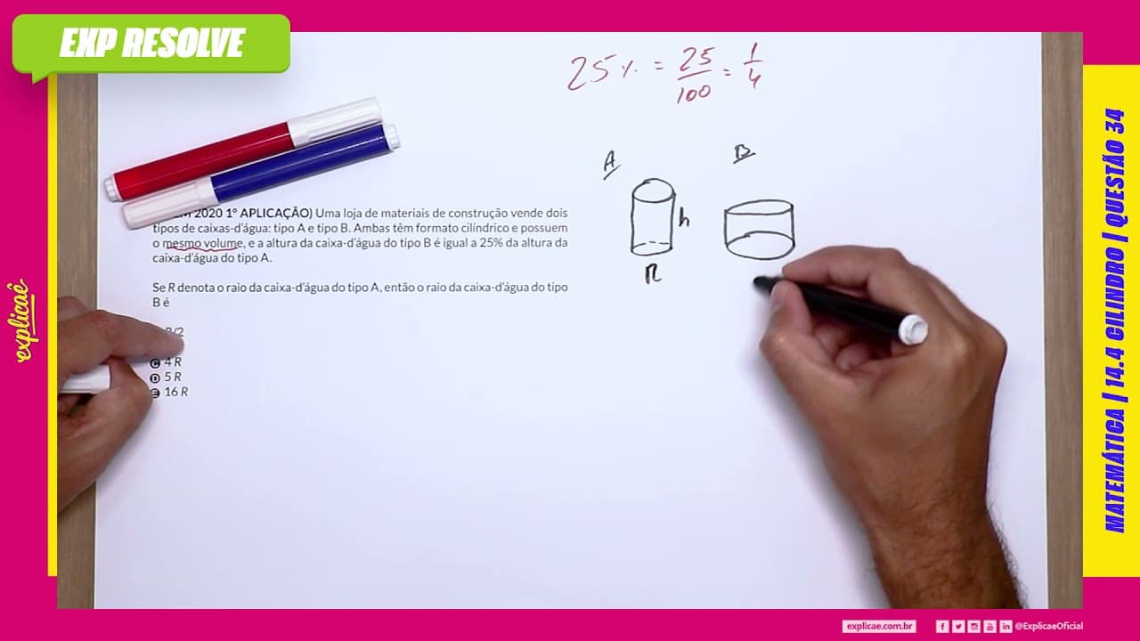Thumbnail: UMA LOJA DE MATERIAIS DE CONSTRUÇÃO VENDE DOIS TIPOS DE CAIXAS-D’ÁGUA: TIPO A E (...) | CILINDRO