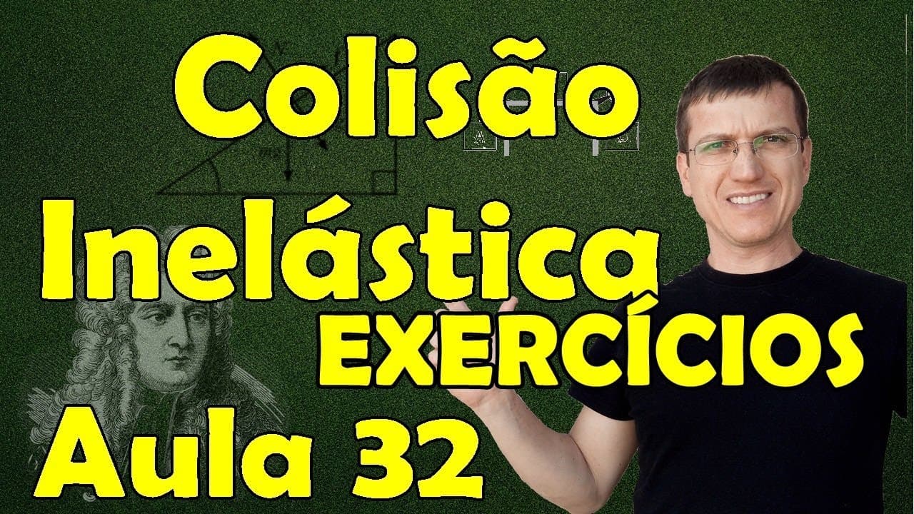 Thumbnail: COLISÃO INELÁSTICA - EXERCÍCIOS - DINÂMICA - AULA 32   Prof  Boaro ILIMIT EDUCATION