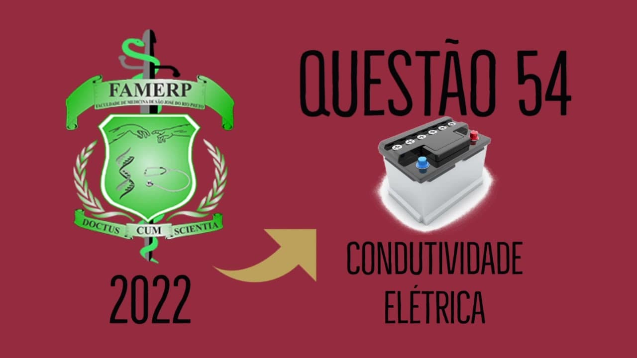 Thumbnail: FAMPERP 2022 | PRIMEIRO DIA | QUESTÃO 54