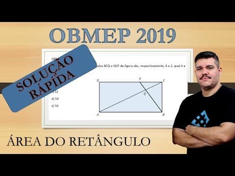 Thumbnail da aula: OBMEP 2019 - Nível 3 - Questão 12 - Solução Alternativa!