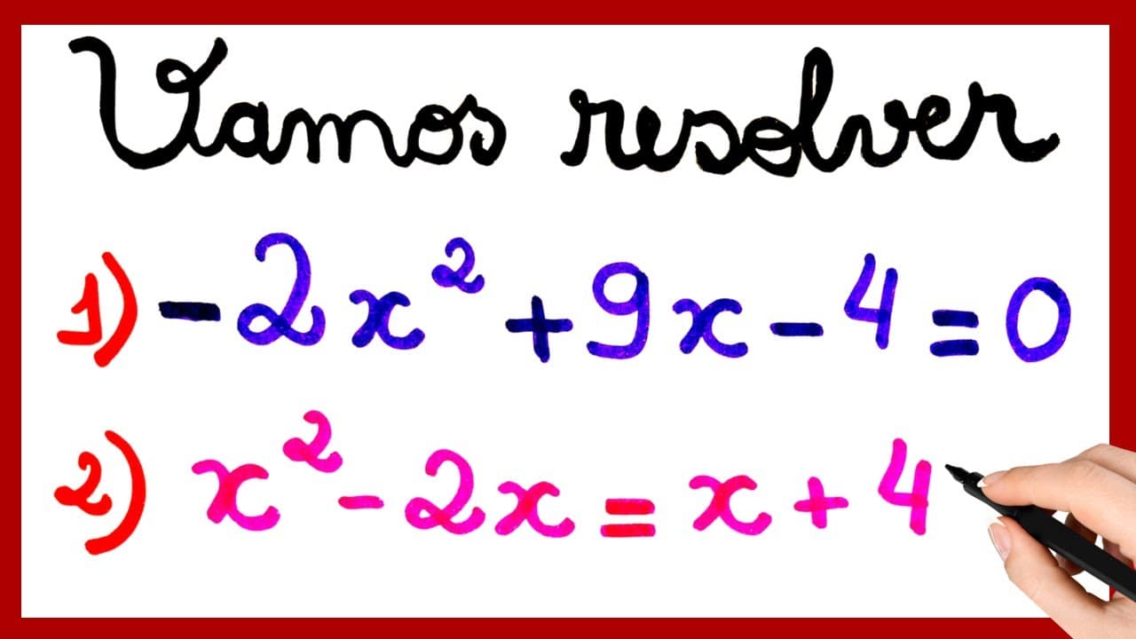 Thumbnail: EQUAÇÃO DO 2º GRAU, VAMOS RESOLVER?